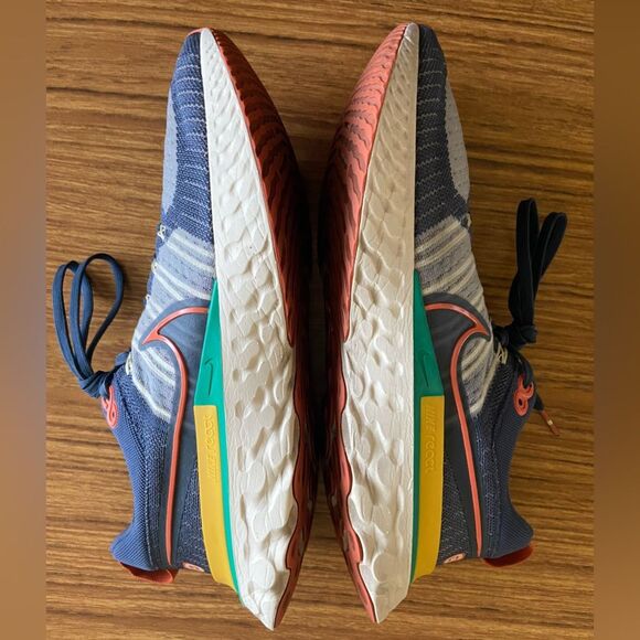 Nike - Infinity React Flyknit ‘Denim’ Running Shoes 06.1972 - Men’s size 13 - Picture 4 of 16